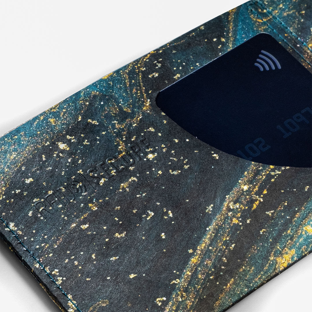 paprcuts-rfid-wallet-saphire-marble-kartenetui image 6