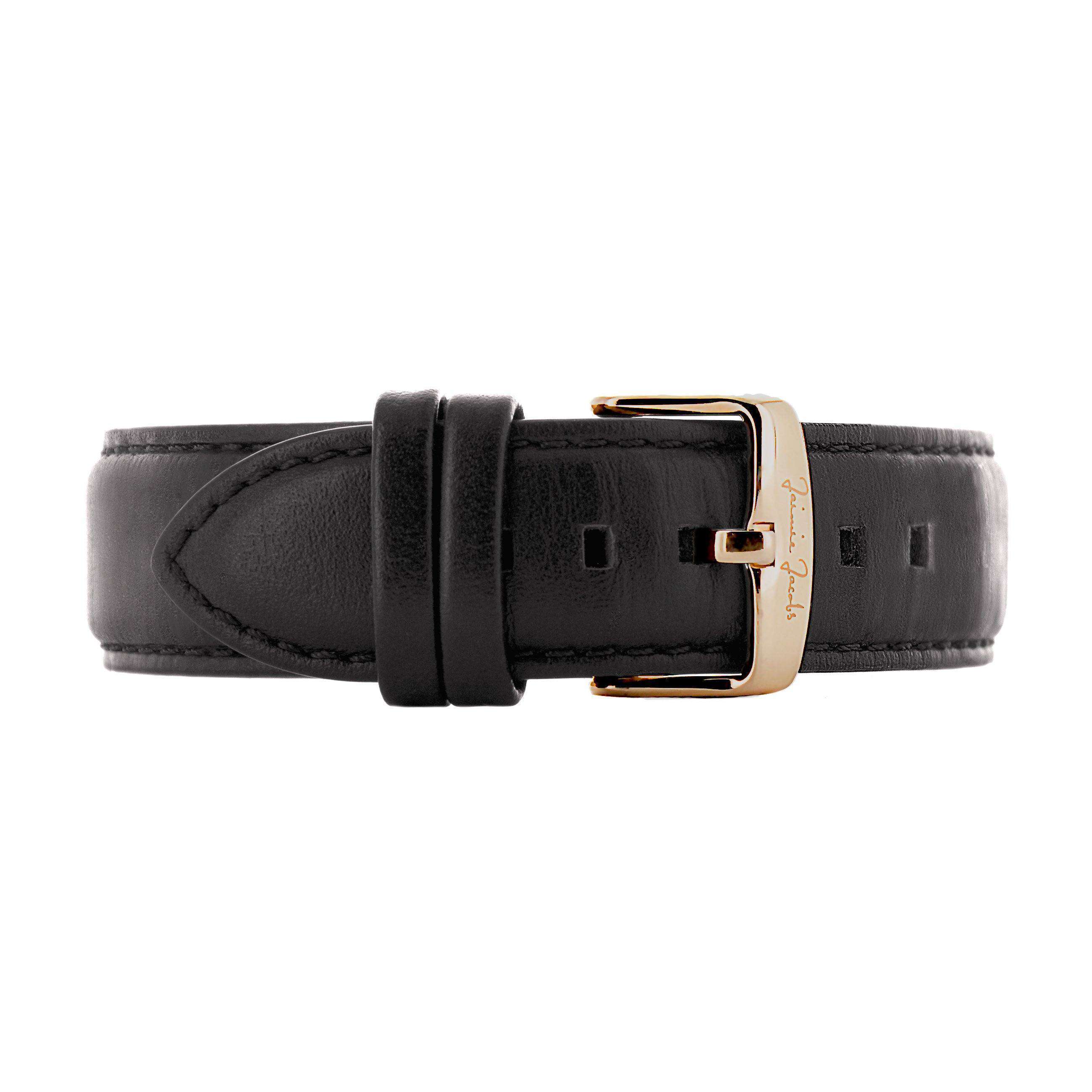 jaimie-jacobs-uhr-lehel-sunrise-wei-mit-schwarzem-lederarmband-42mm image 5