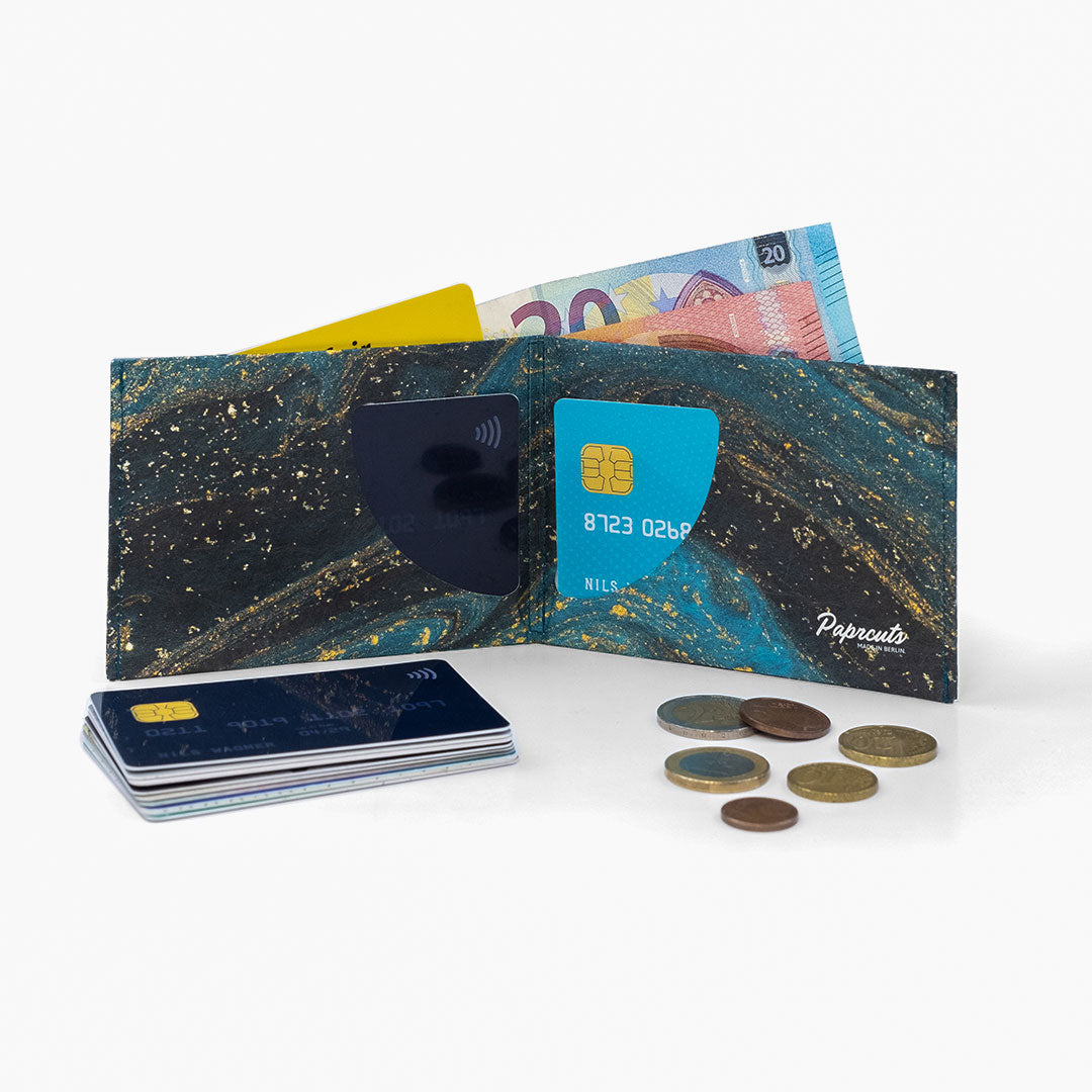 paprcuts-rfid-wallet-saphire-marble-kartenetui image 3