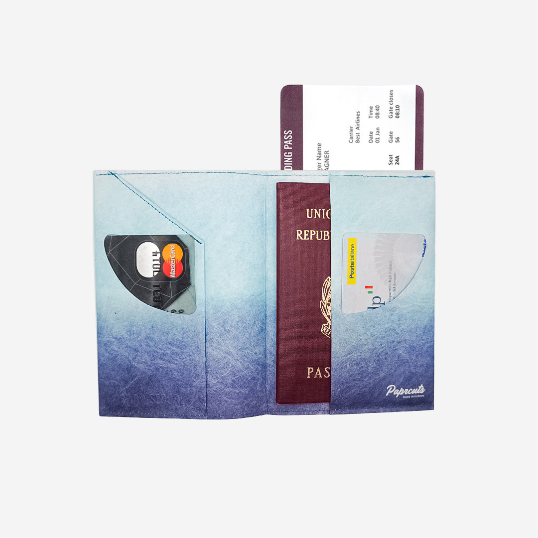 paprcuts-rfid-reisepasscover-blue-lagoon-blau-mountain-tyvek-impfpassh-lle image 3