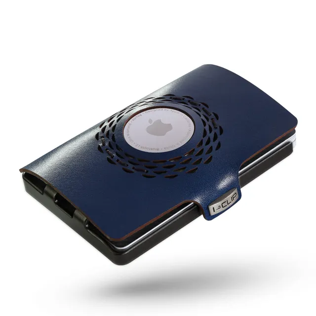 i-clip-original-black-f-r-apple-airtag-blue-kartenetui image 1