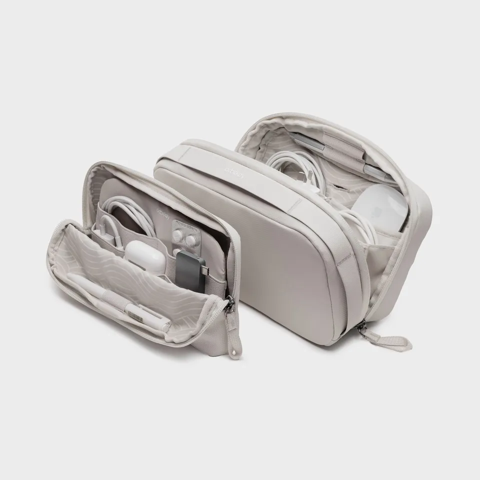 orbitkey-konmari-2-in-1-tech-tasche-tech-pouch-stone image 1