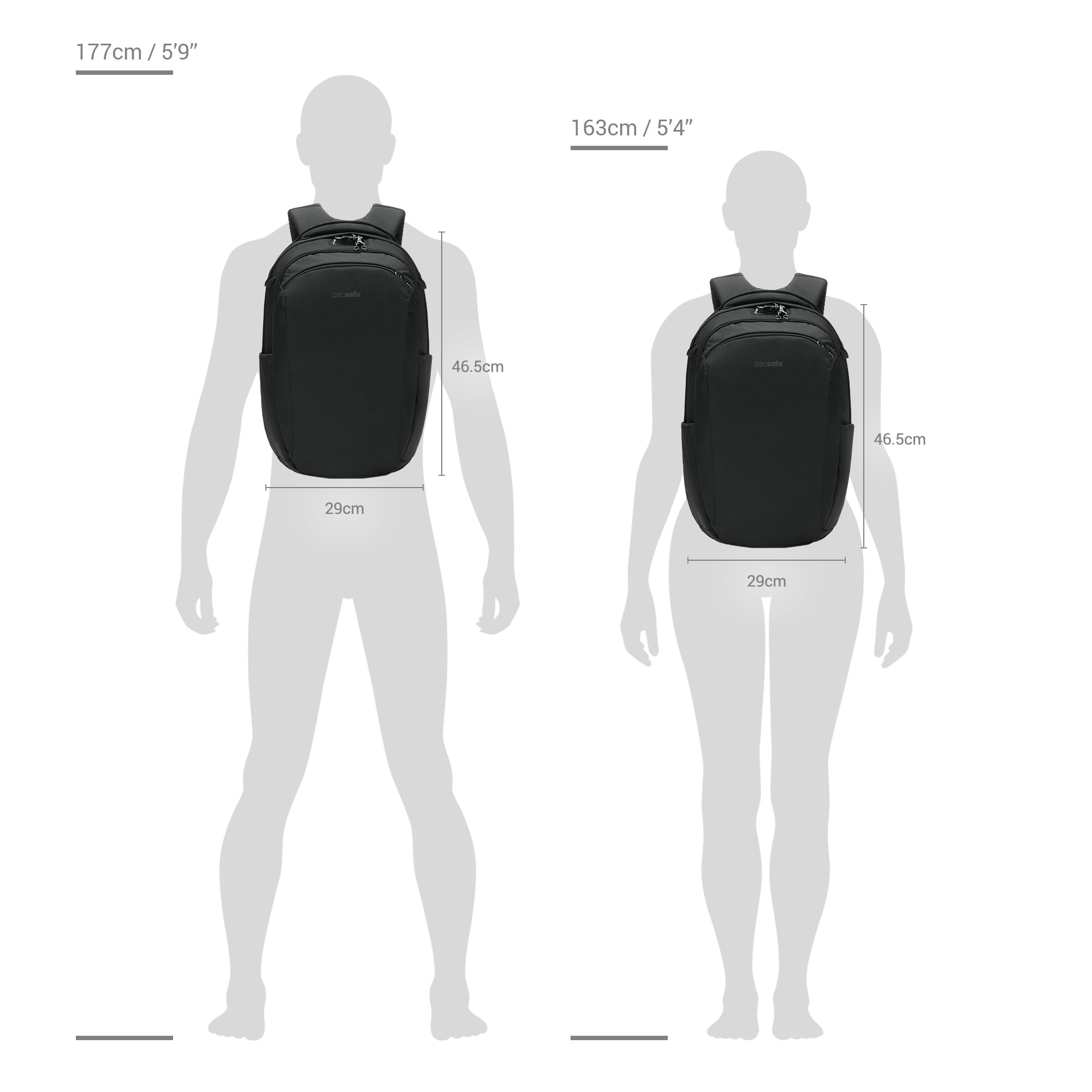 pacsafe-v-tour-26l-organisierter-anti-diebstahl-rucksack-mit-3-lock-f-chern image 2