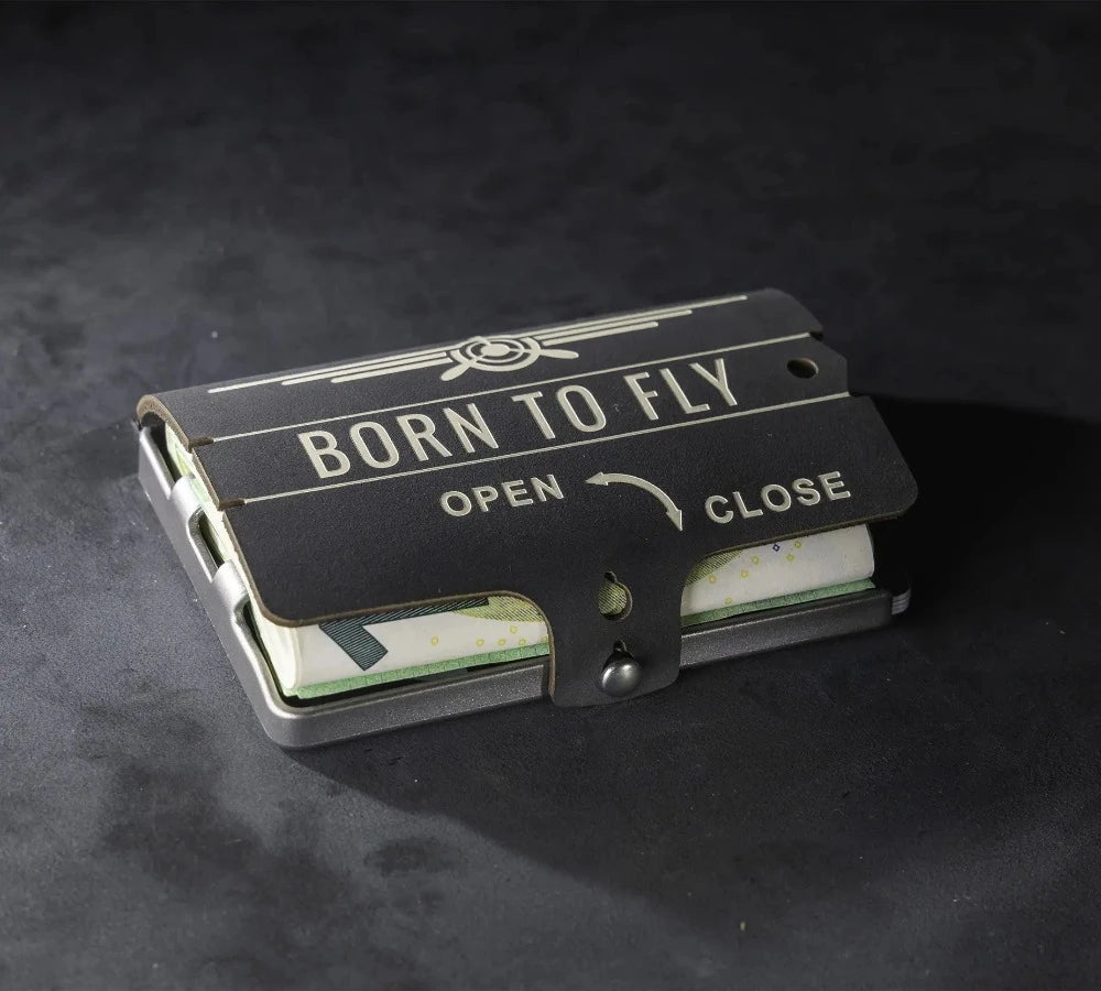 i-clip-original-silber-kartenetui-born-to-fly-black image 3