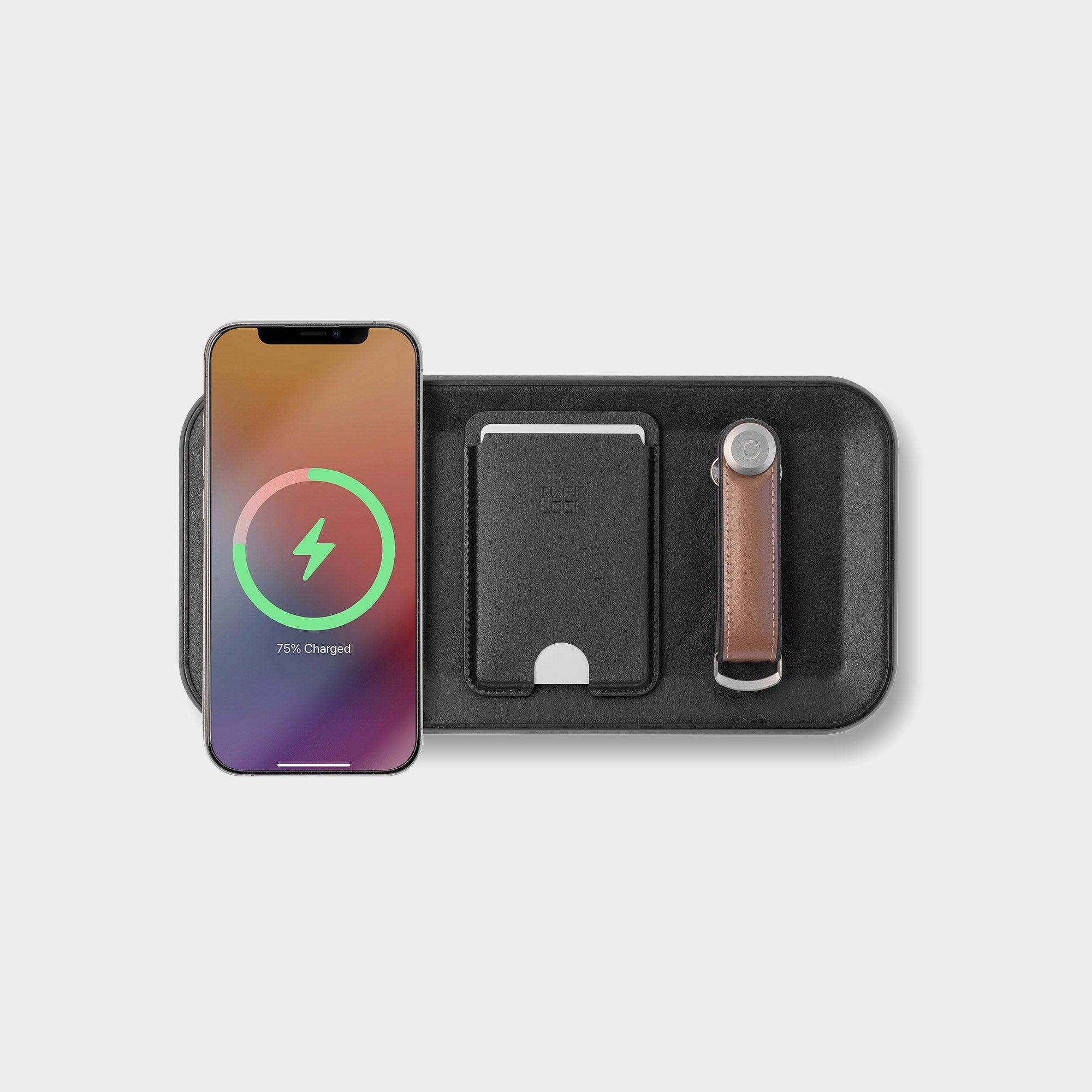 orbitkey-nest-v2-tragbarer-desk-organizer-mit-wireless-charger image 3