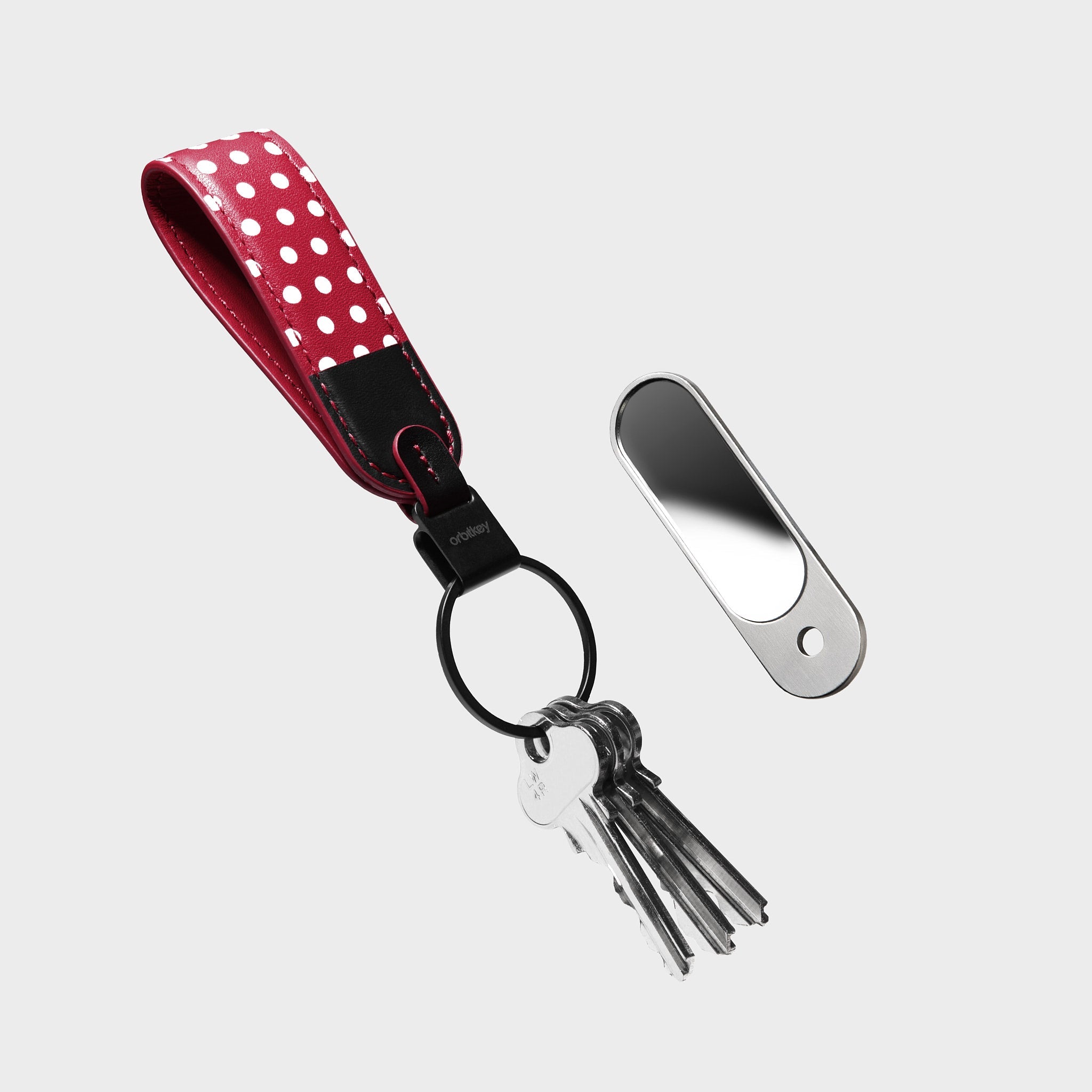 orbitkey-disney-minnie-mouse-loop-schl-sselanh-nger-nagelfeile-und-spiegel-set image 2