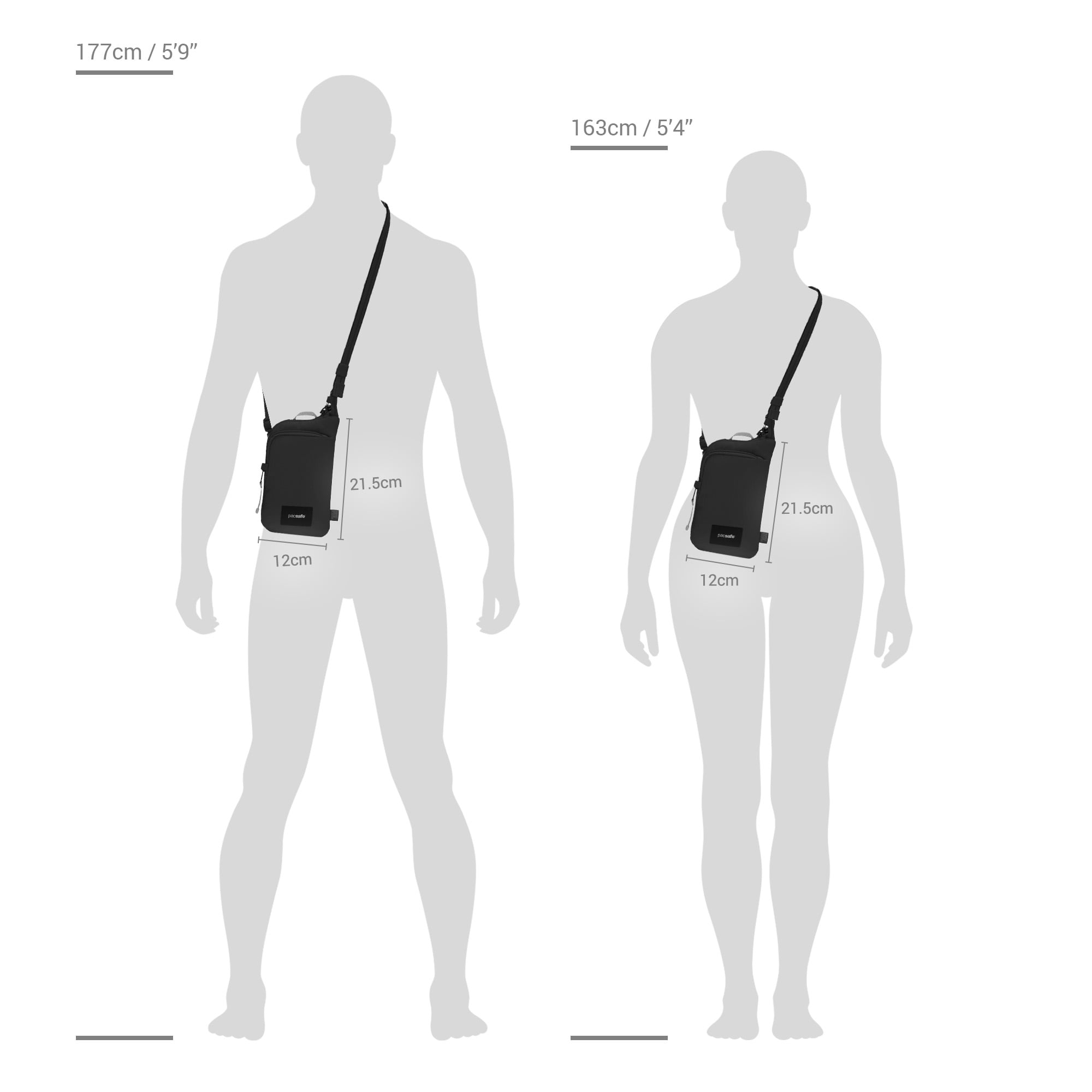 pacsafe-go-anti-diebstahl-crossbody-mit-integrierter-geldb-rse image 2