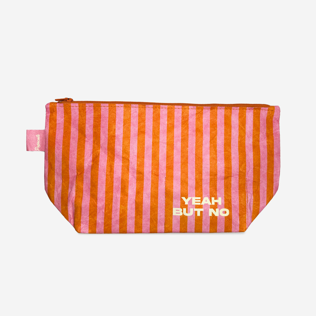 paprcuts-yeah-but-no-kulturbeutel-tyvek-washbag-orange-pink image 4