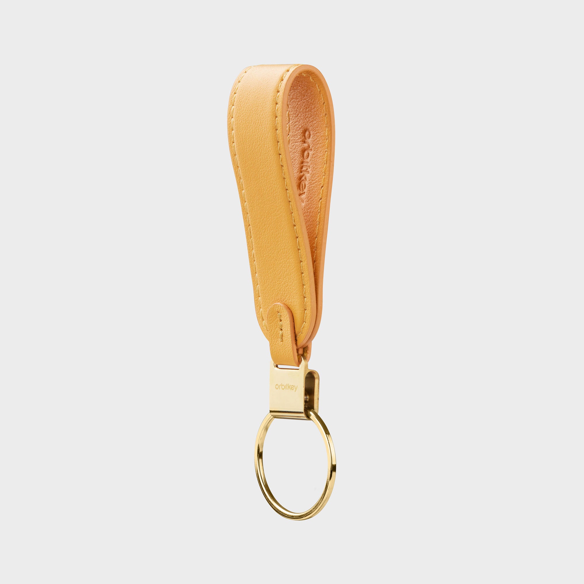 orbitkey-loop-schl-sselanh-nger-orange-leder-mit-schnellverschluss image 3