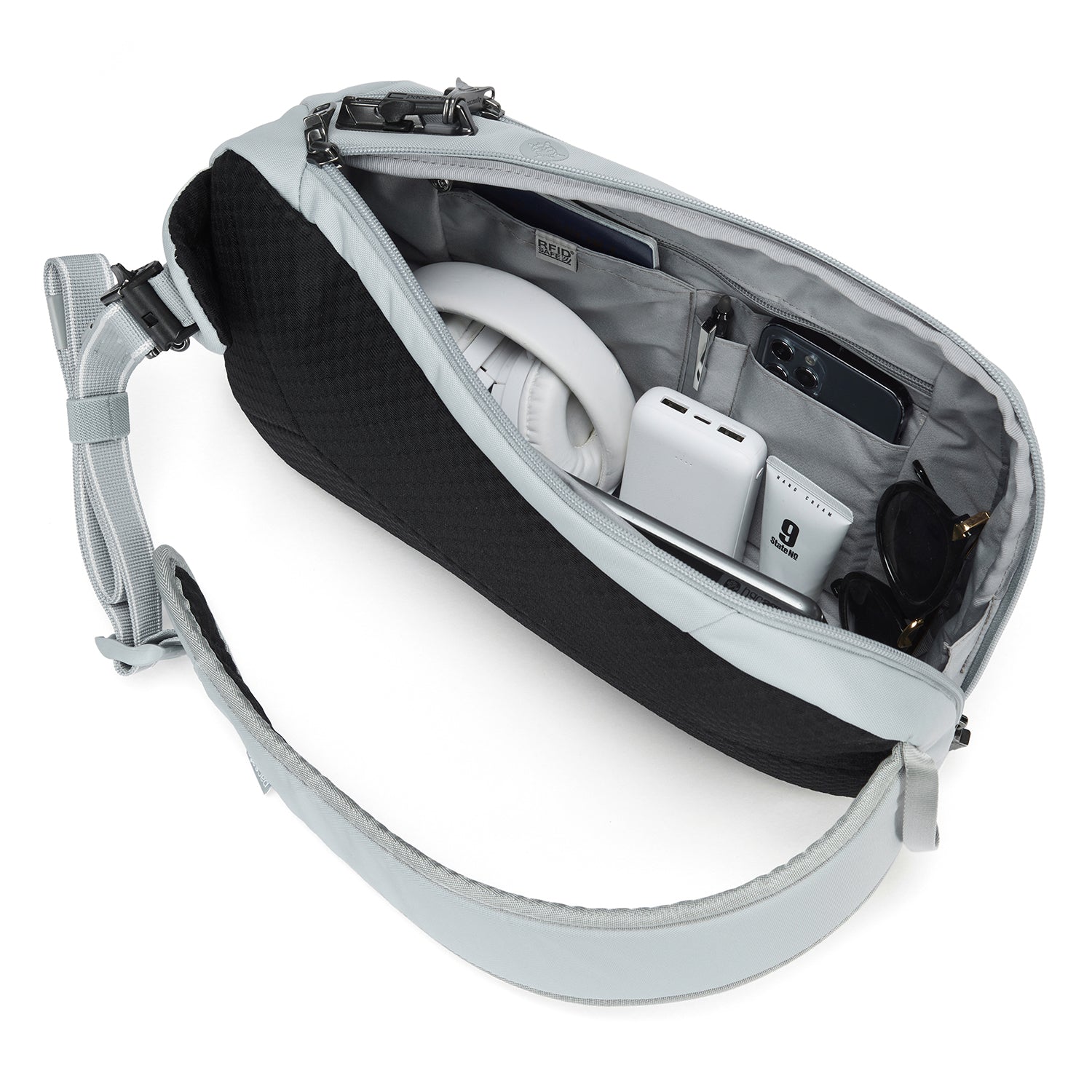 pacsafe-v-tech-anti-theft-sling-pack-schulter-rucksack-mit-tablet-fach-10-zoll image 7
