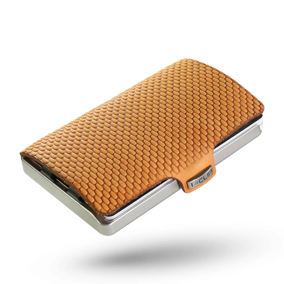 i-clip-steel-blasted-milanaise-desert-kartenetui image 1