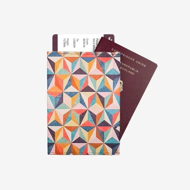 paprcuts-rfid-reisepasscover-abstract-retro-bunt-tyvek-impfpassh-lle-mit-rfid-sc image 1