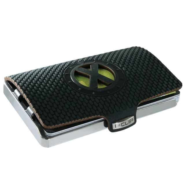 i-clip-steel-polished-initials-x-black-kartenetui image 1