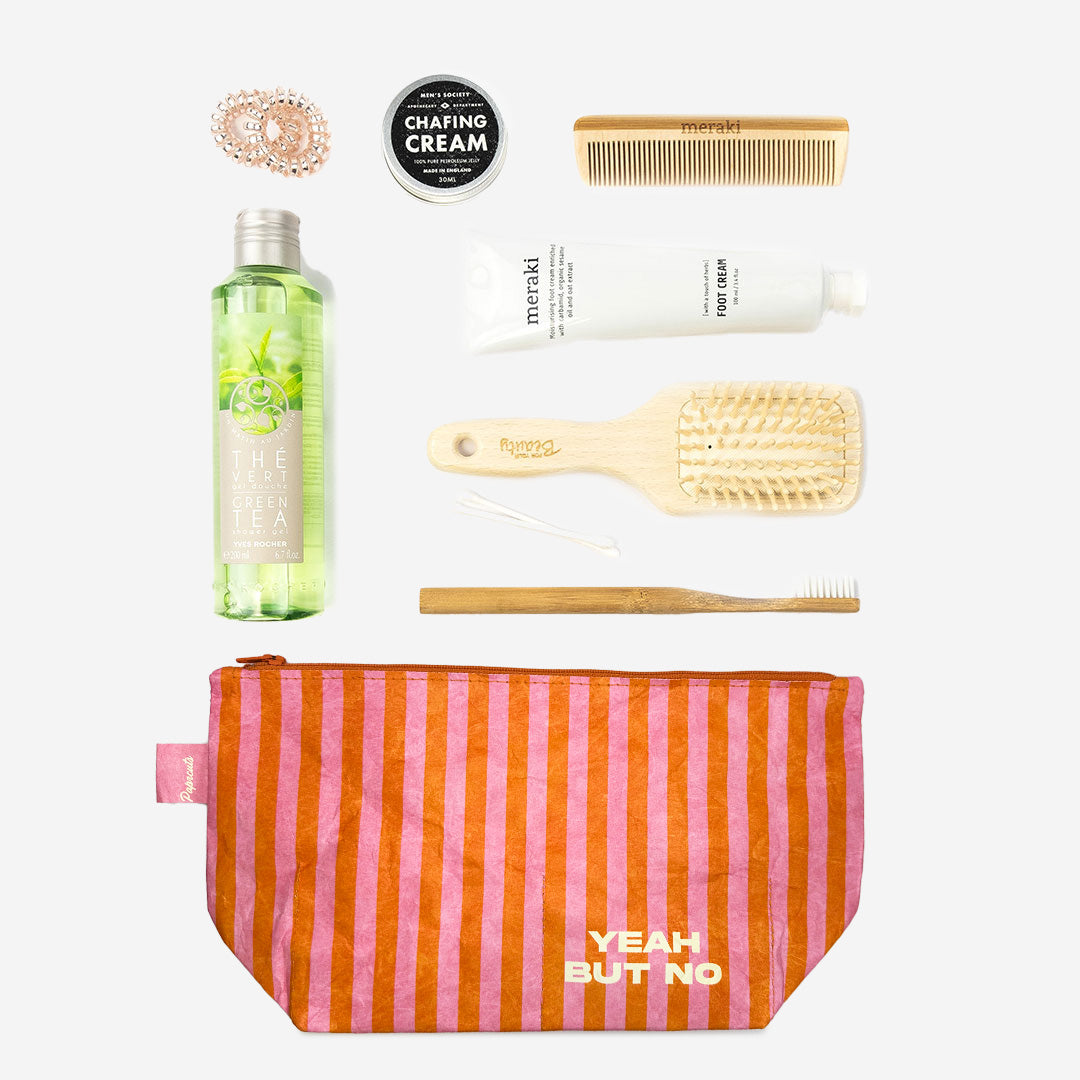 paprcuts-yeah-but-no-kulturbeutel-tyvek-washbag-orange-pink image 2