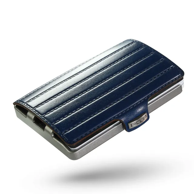 i-clip-original-silver-frequent-traveller-blue-kartenetui image 1