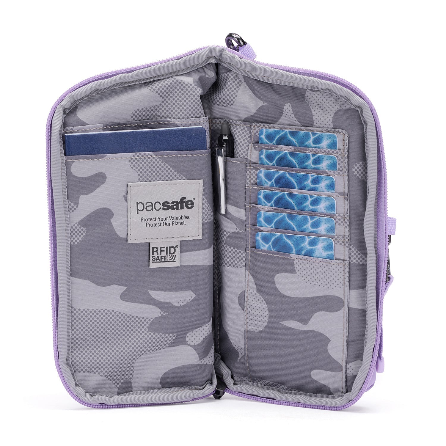 pacsafe-go-anti-theft-tech-crossbody-mit-wallet-coastal-blue image 7