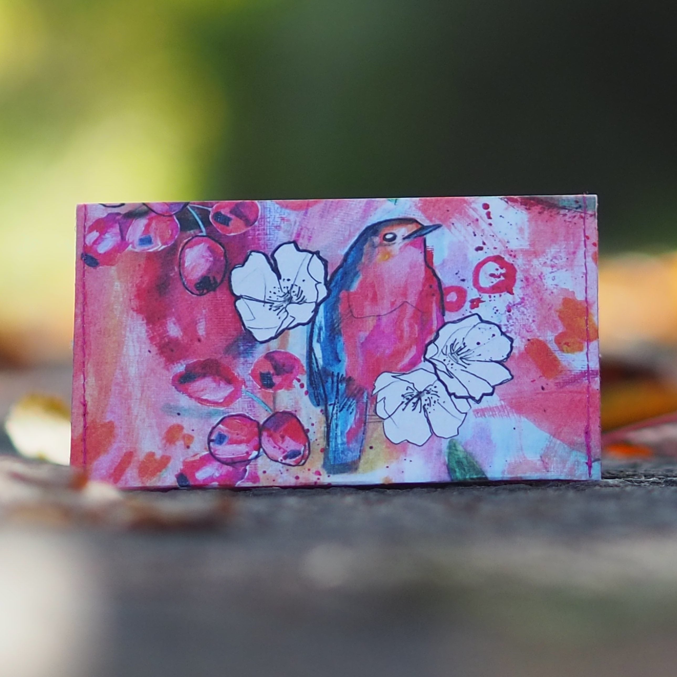 paprcuts-curious-redbreast-rfid-kartenetui-jules-boho-edition-pink image 2