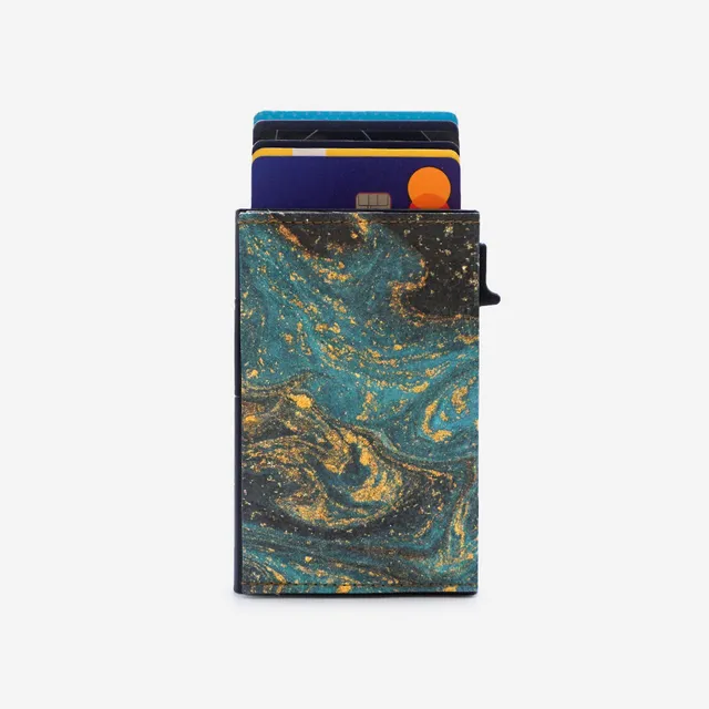 paprcuts-saphire-marble-rfid-alu-kartenetui image 1