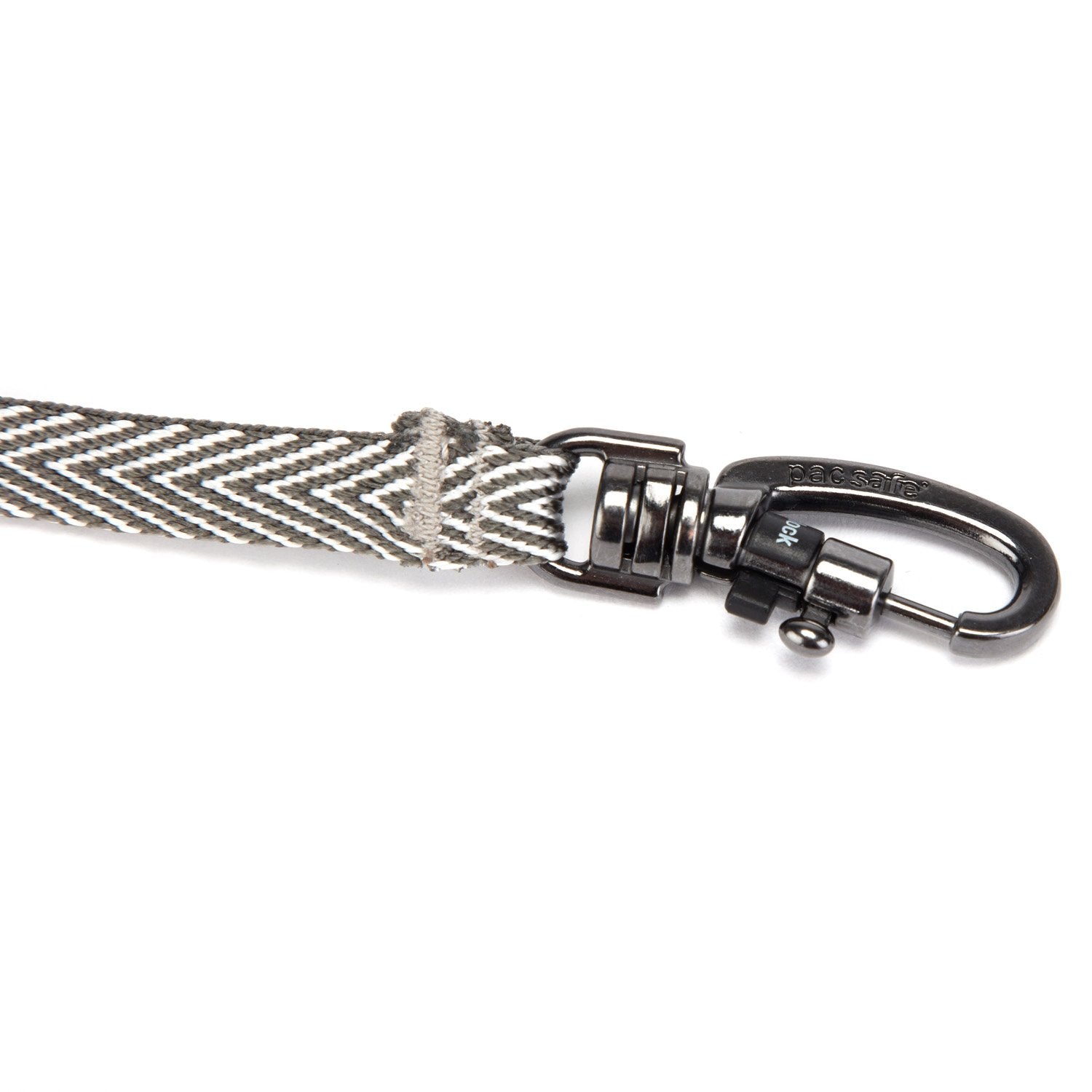 pacsafe-prosafe-cut-resistant-wallet-strap-dyneema-sicherungsband-grau-mit-clip image 2