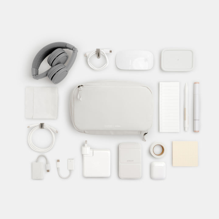 orbitkey-konmari-2-in-1-tech-tasche-tech-pouch-stone image 8