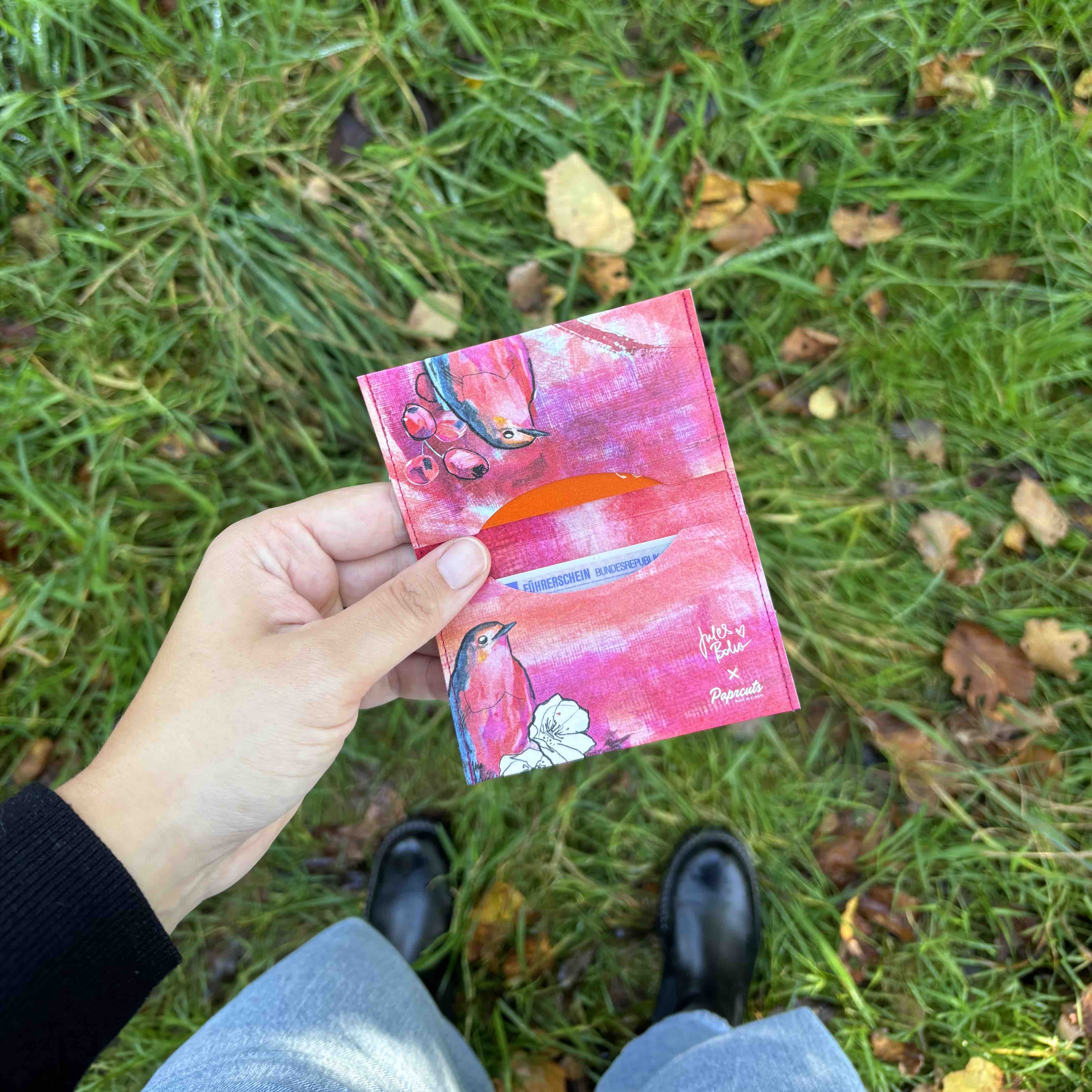 paprcuts-curious-redbreast-rfid-kartenetui-jules-boho-edition-pink image 4