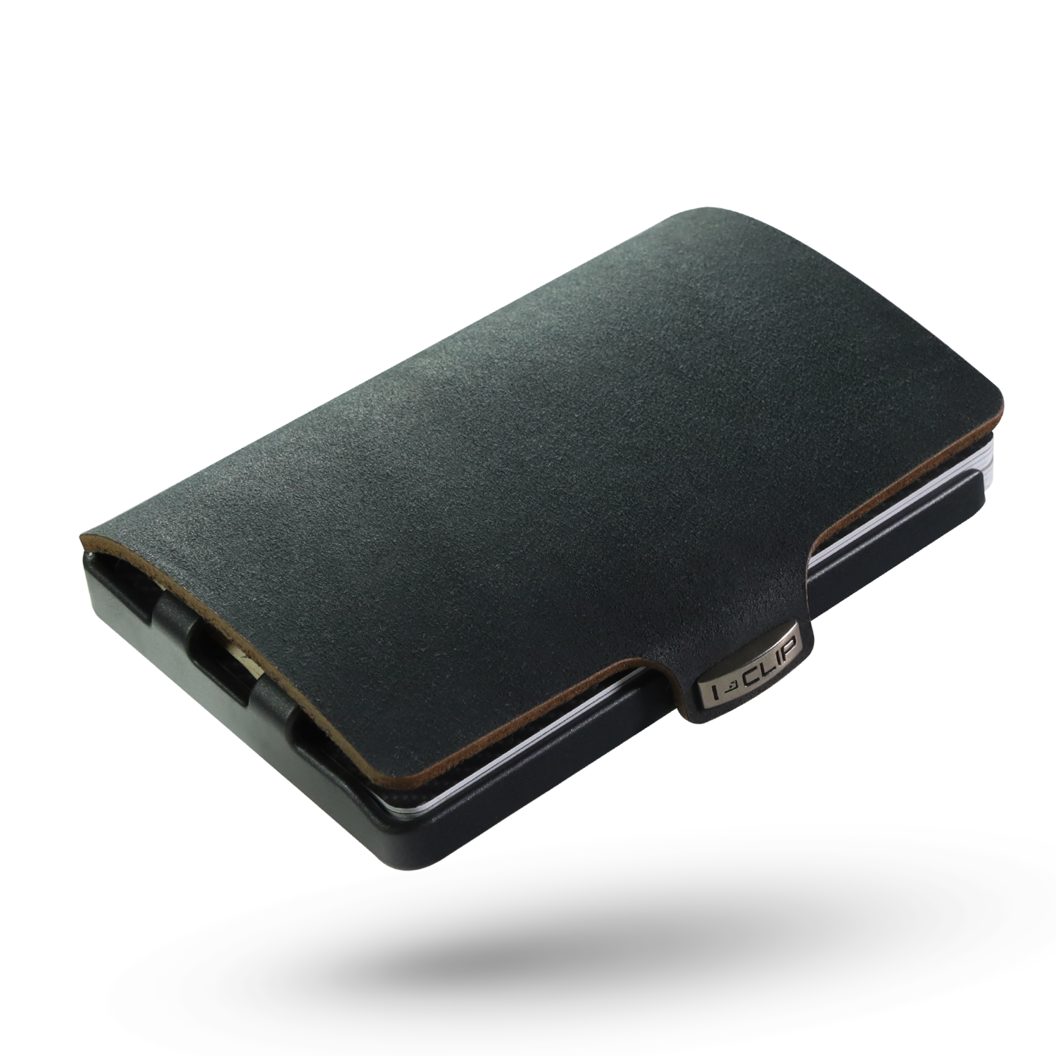 i-clip-original-black-soft-touch-black-kartenetui image 1