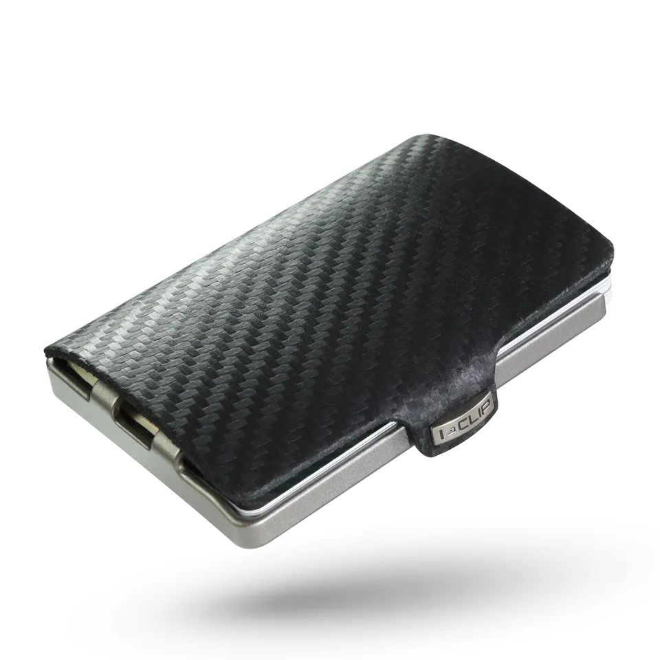 i-clip-original-silver-carbon-black-kartenetui image 1