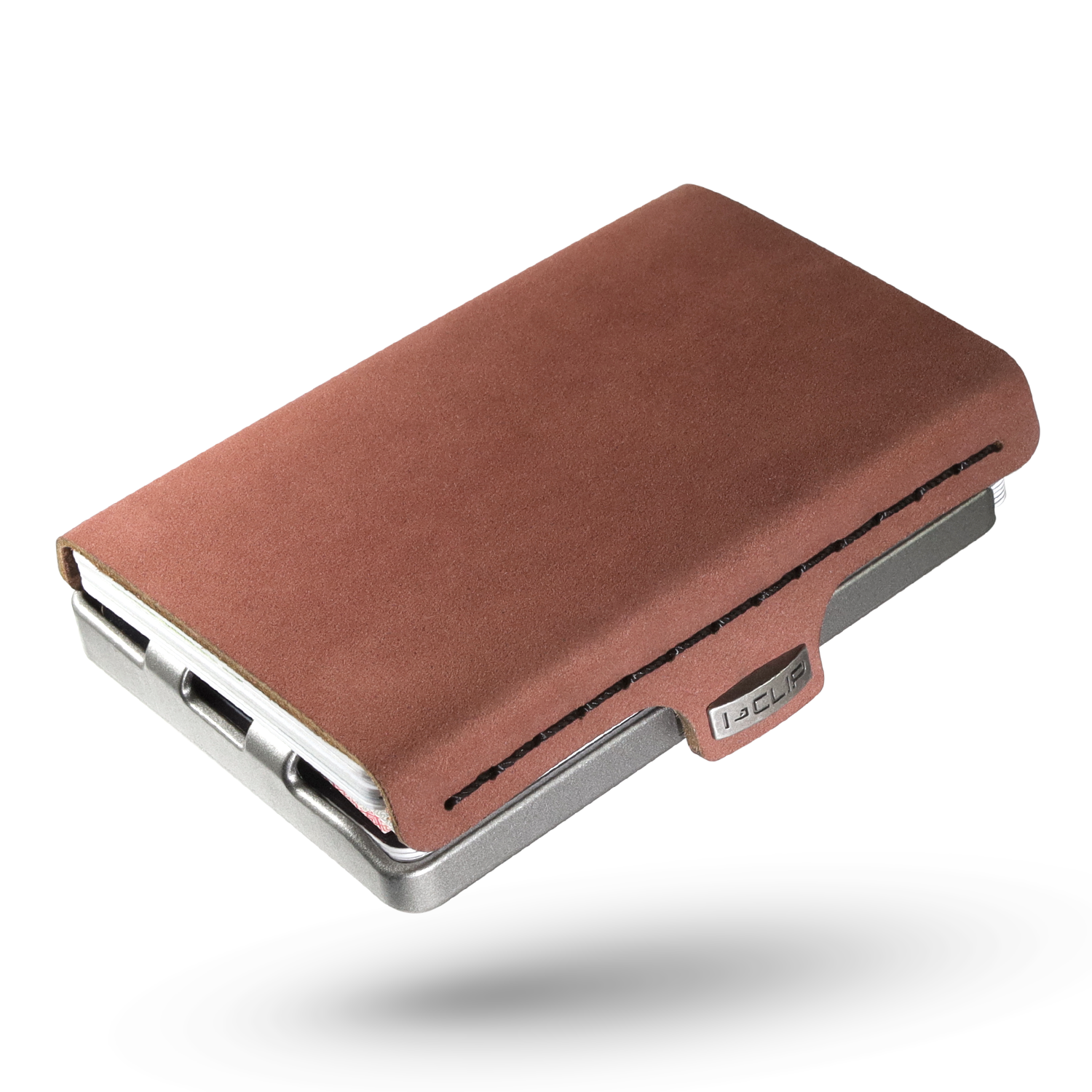 i-clip-max-original-silver-soft-touch-oak-kartenetui image 1