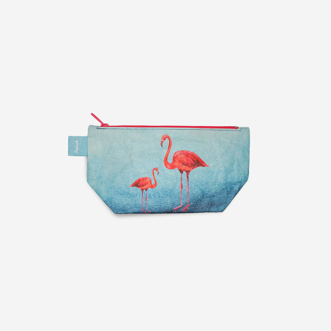 paprcuts-flamingo-kosmetiktasche-tyvek-blau-pink-flamingo-design image 6