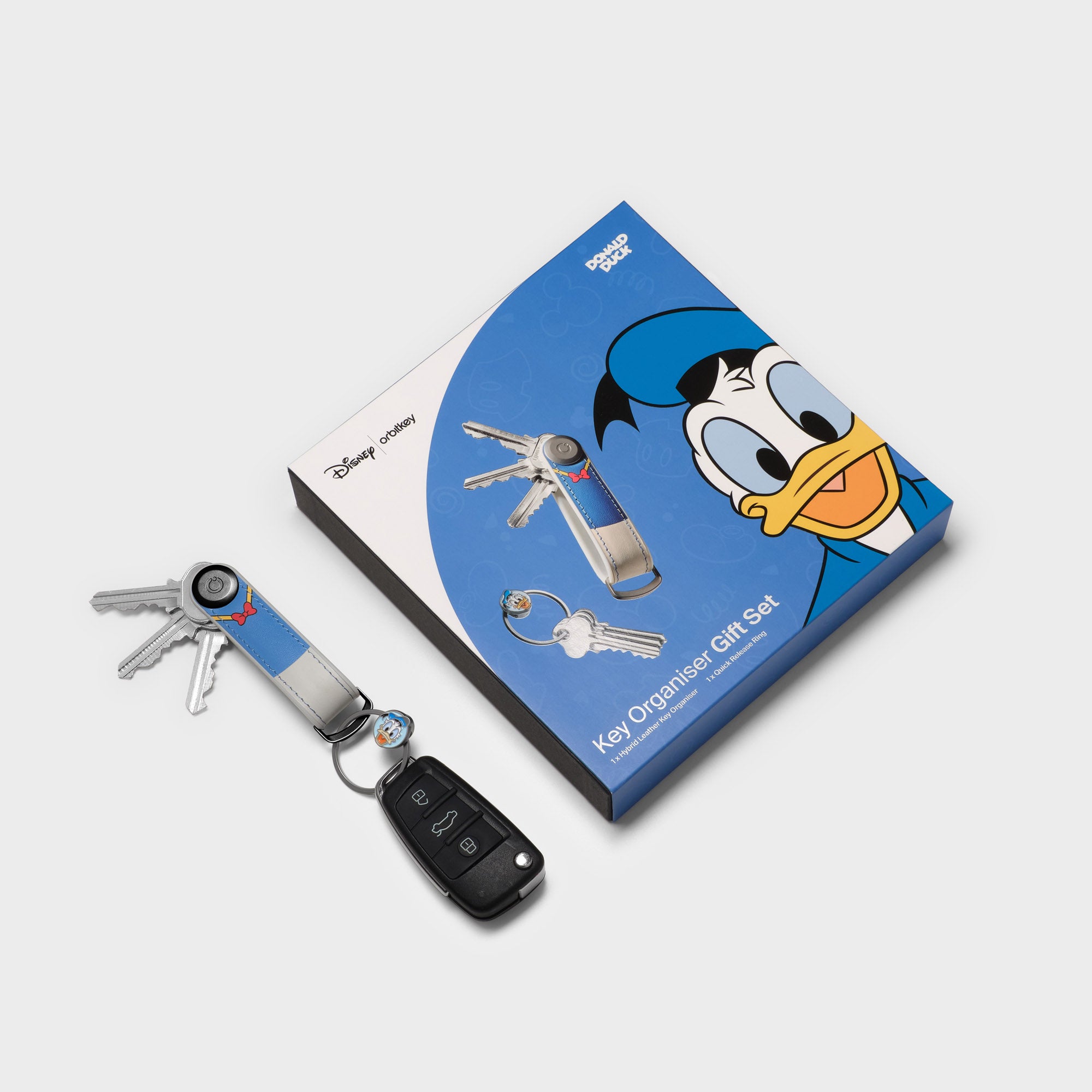 orbitkey-x-disney-donald-duck-hybrid-schl-ssel-organizer-leder-ring-v2-kit image 5