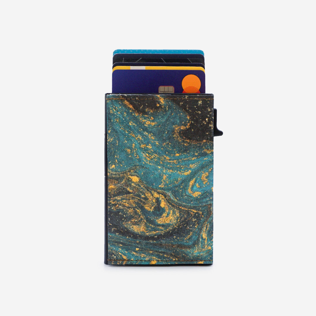 paprcuts-saphire-marble-rfid-alu-kartenetui image 1