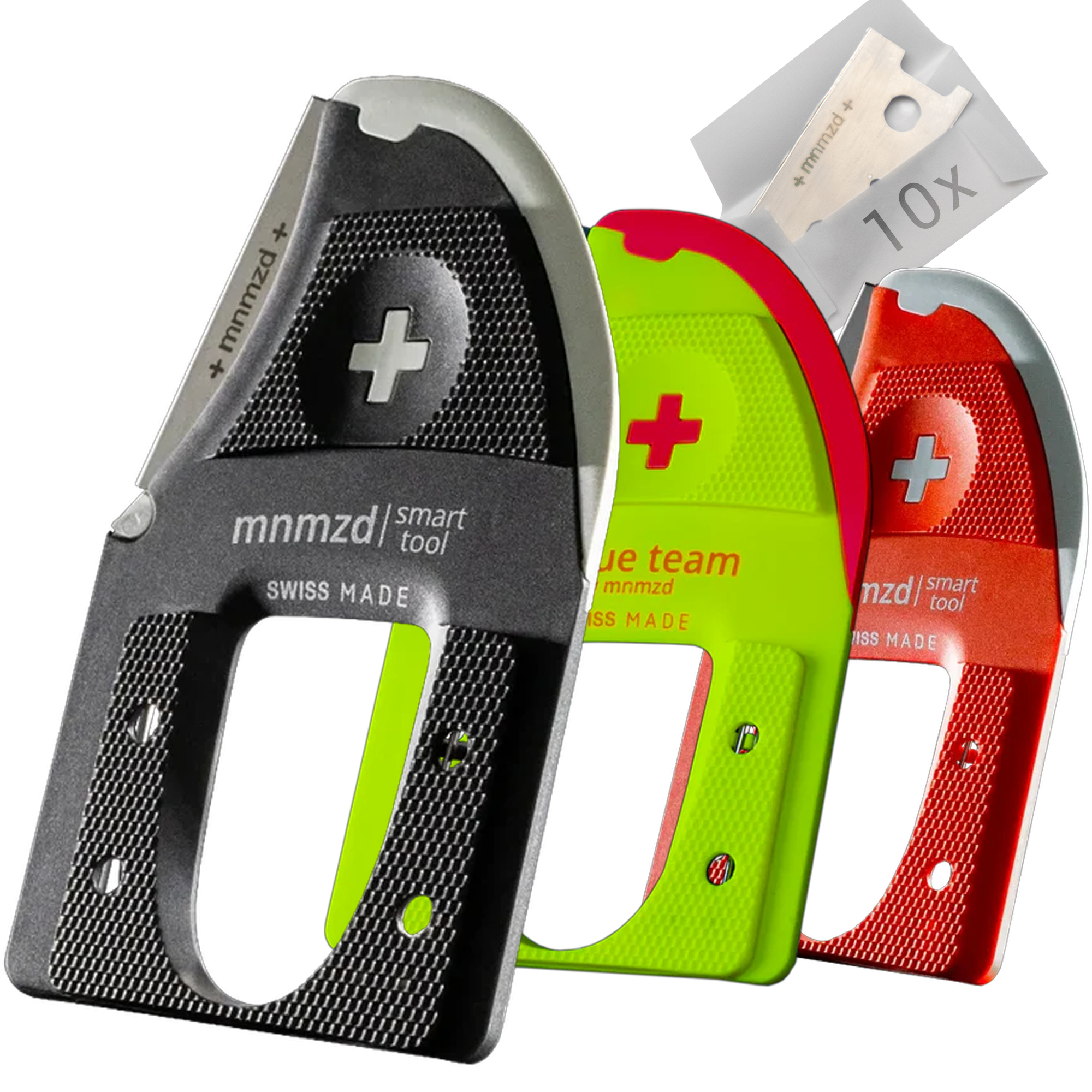 mnmzd-smart-tool-bundle-kartenetui-set-black-rescue-team-swiss-love image 1