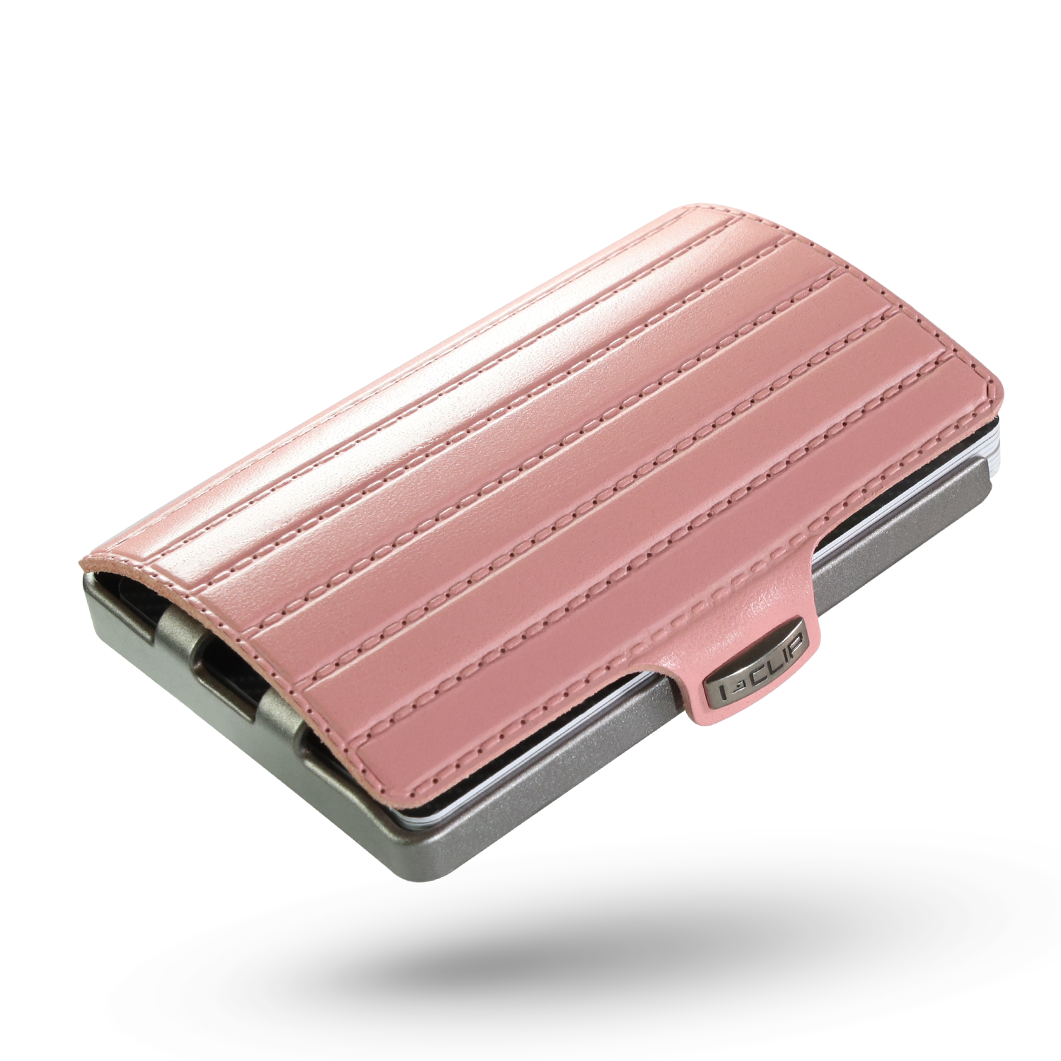 i-clip-original-silver-frequent-traveller-rosa-kartenetui image 1