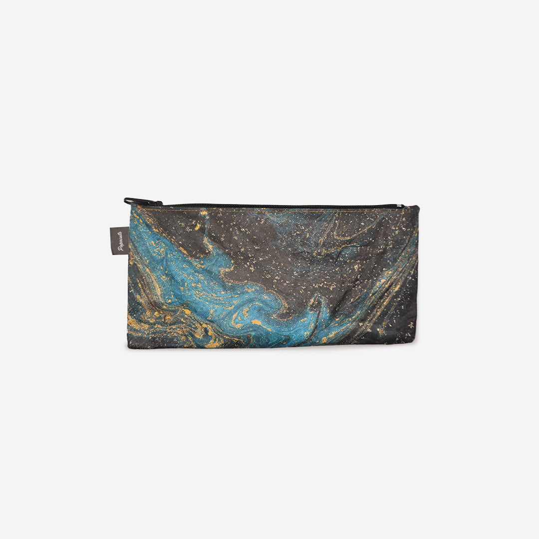 paprcuts-federtasche-saphire-marble-flachtasche-tyvek image 1