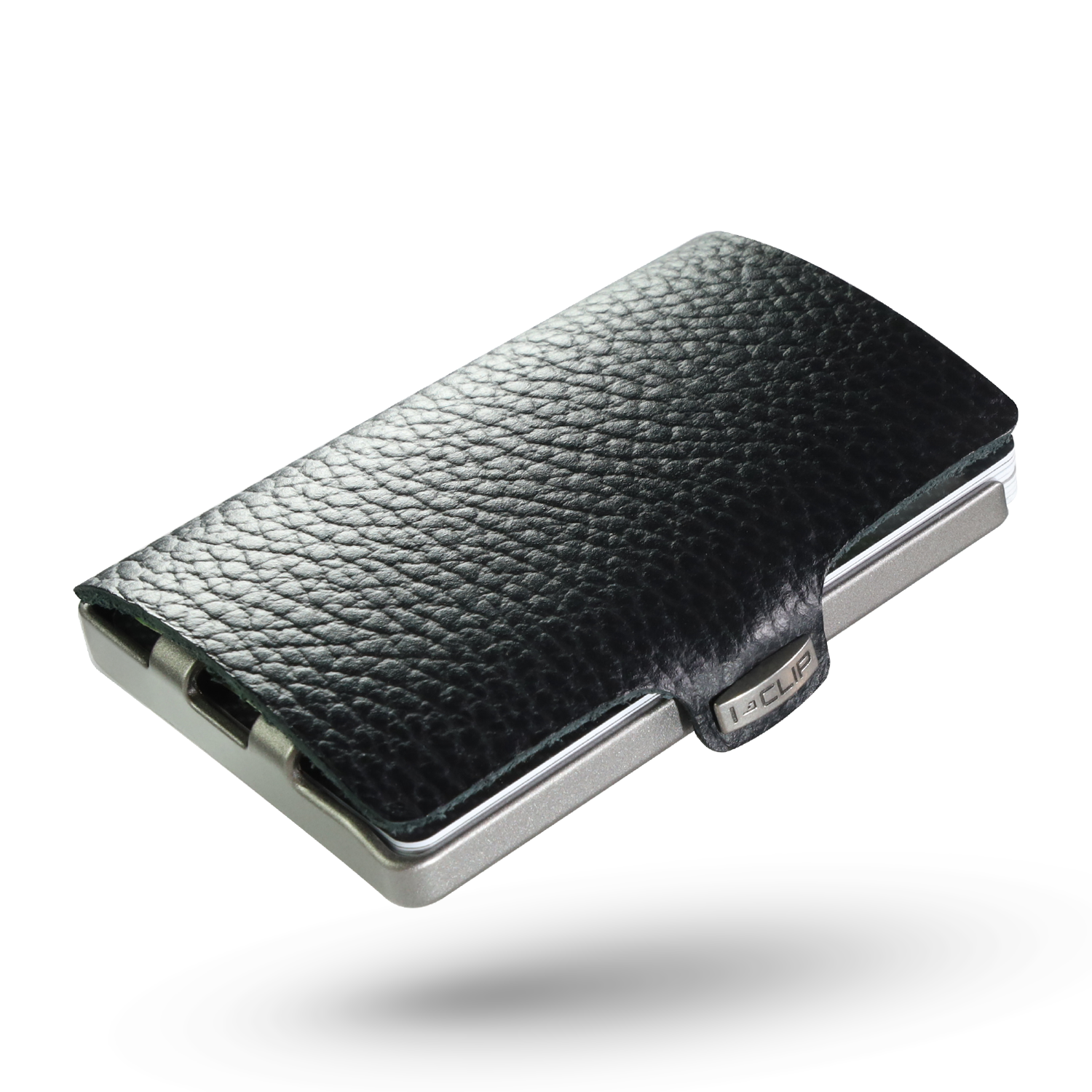 i-clip-original-silver-pure-black-kartenetui image 1