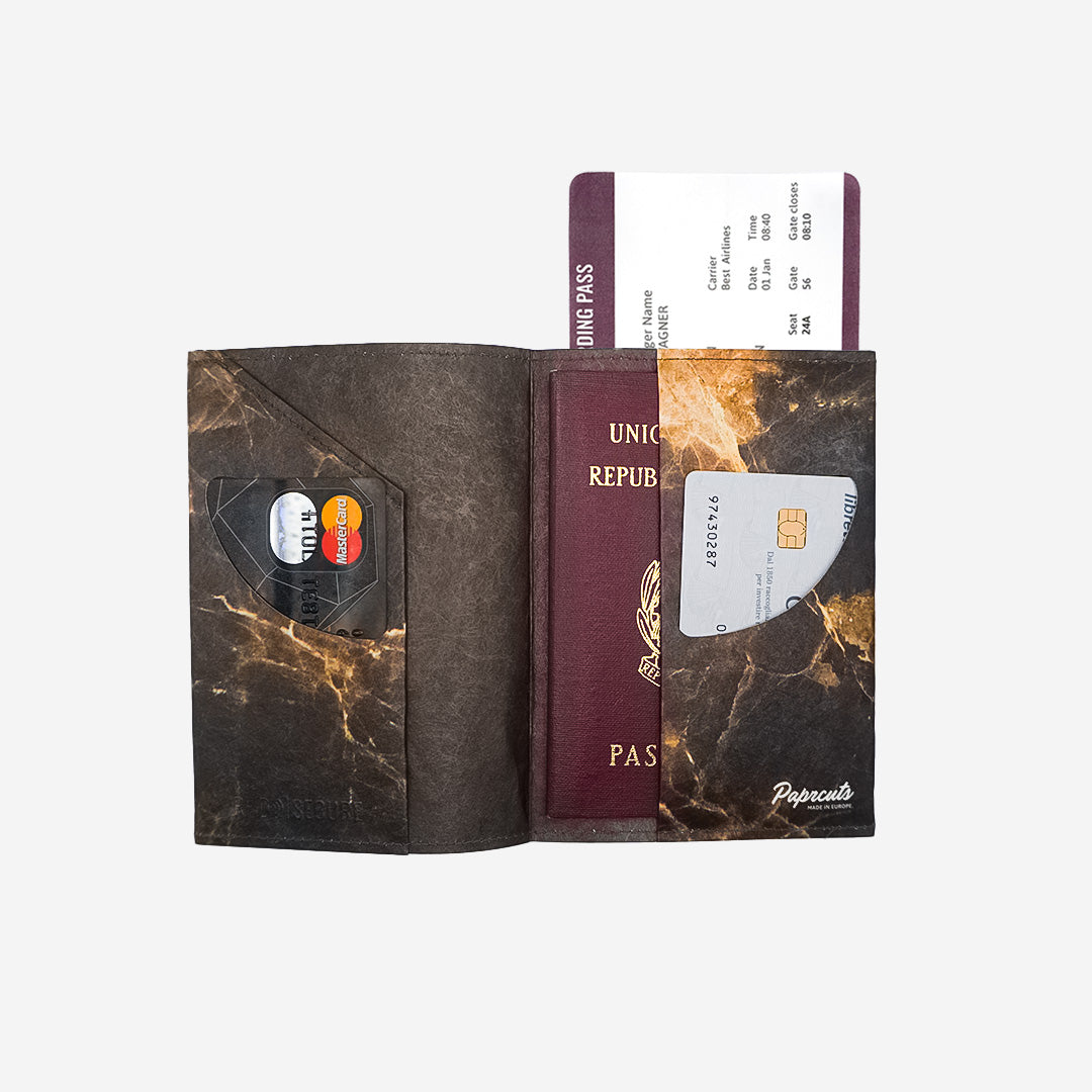 paprcuts-black-marble-rfid-reisepasscover-schwarz-braun image 3