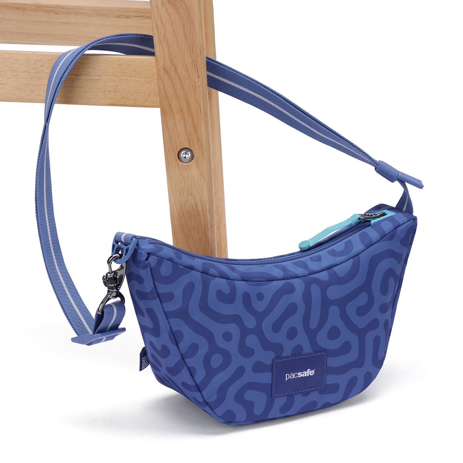 pacsafe-go-lunar-crossbody-anti-theft-cerulean-blue-recycled image 7