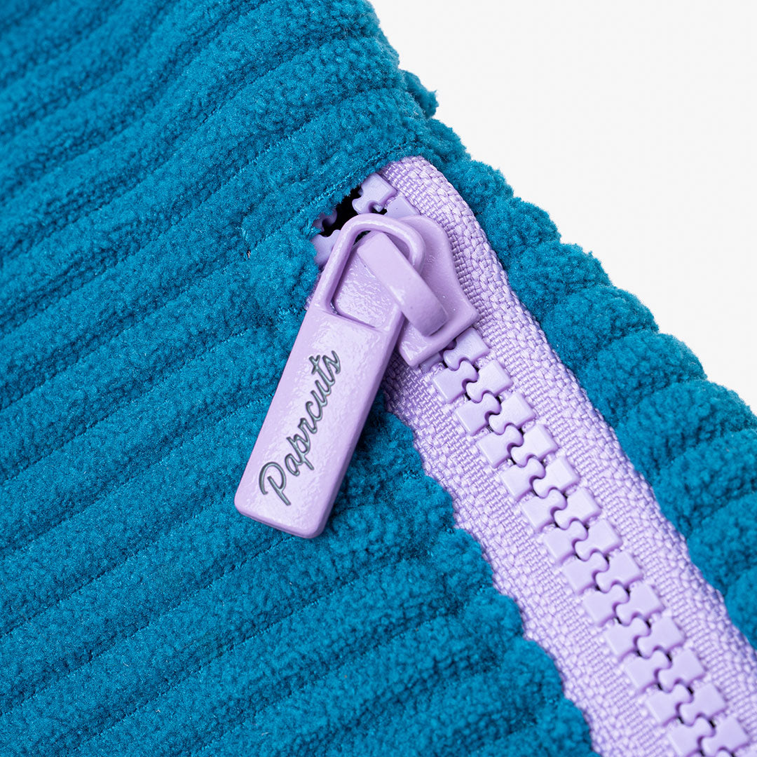 paprcuts-capri-bauchtasche-violet-petrol-aus-cord image 4