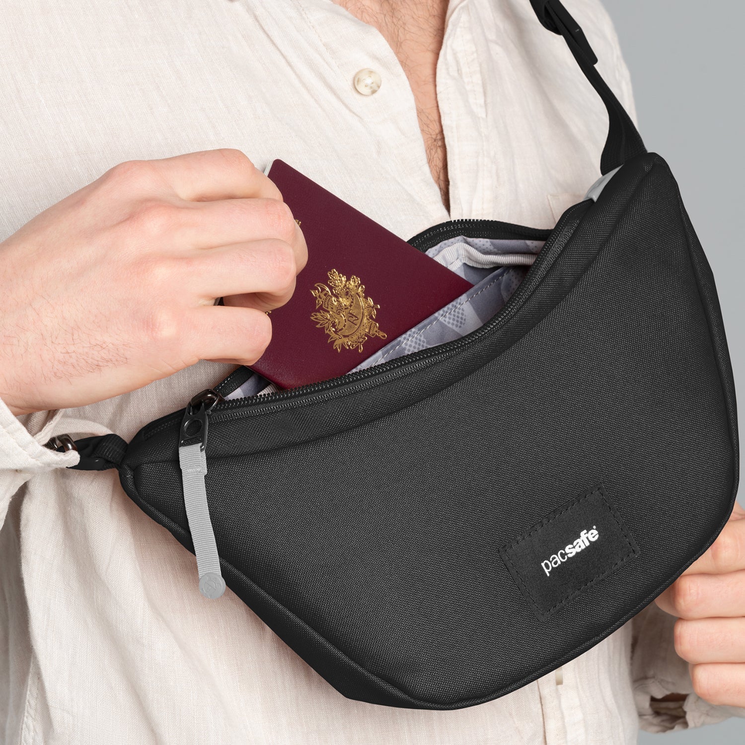 pacsafe-go-lunar-crossbody-anti-theft-cerulean-blue-recycled image 2