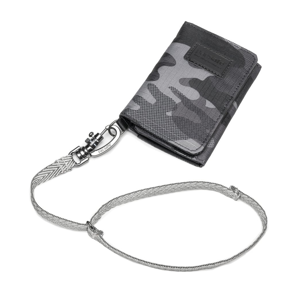 pacsafe-prosafe-cut-resistant-wallet-strap-dyneema-sicherungsband-grau-mit-clip image 4