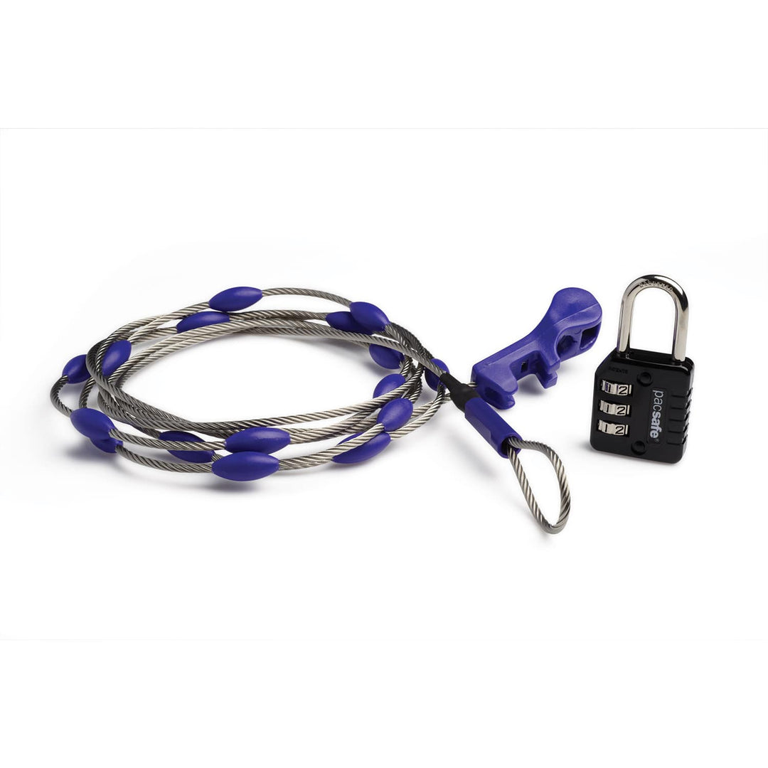 pacsafe-wrapsafe-kabel-zahlenkabelschloss-verstellbar-f-r-gep-ck-fahrr-der-mehr image 1