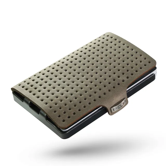 i-clip-original-schwarz-lochpr-gung-olive-kartenetui image 1