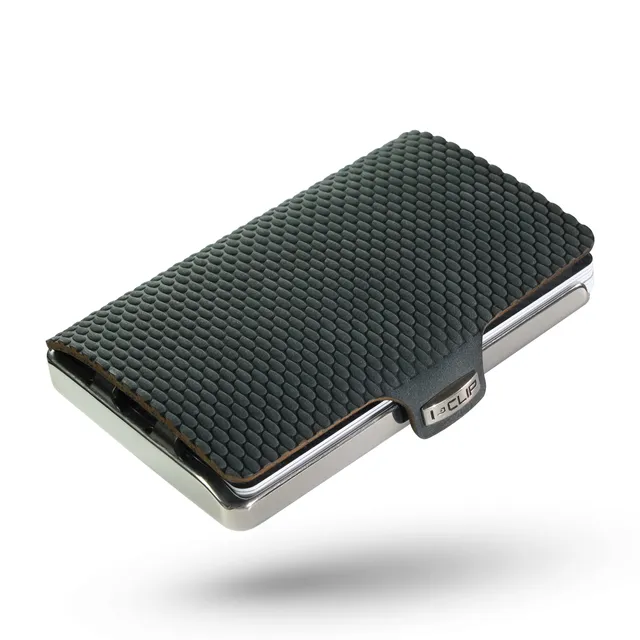 i-clip-steel-polished-kartenetui-milanaise-black image 1