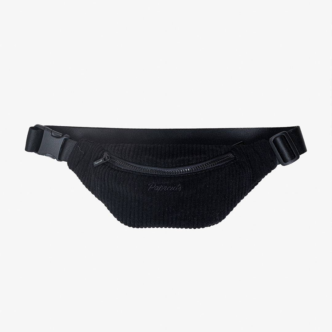 paprcuts-capri-bauchtasche-just-black-aus-cord image 1