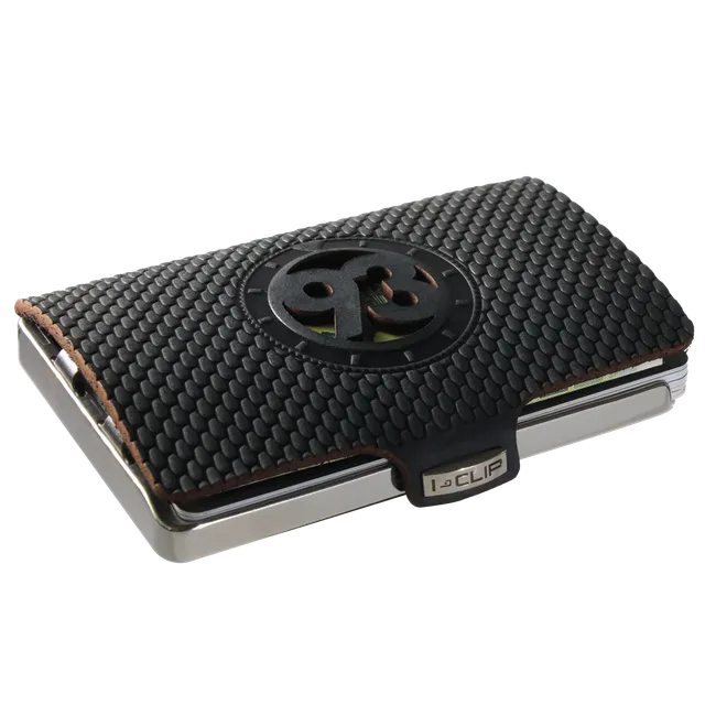 i-clip-steel-polished-timekeeper-1993-black-minimalist-wallet image 1