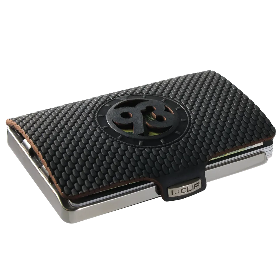 i-clip-steel-polished-timekeeper-1993-black-minimalist-wallet image 1