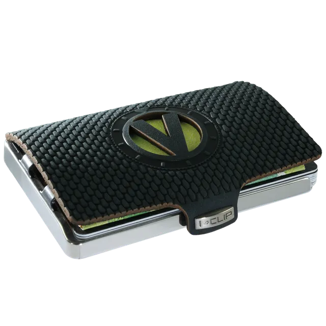i-clip-steel-polished-kartenetui-initials-v-black image 1