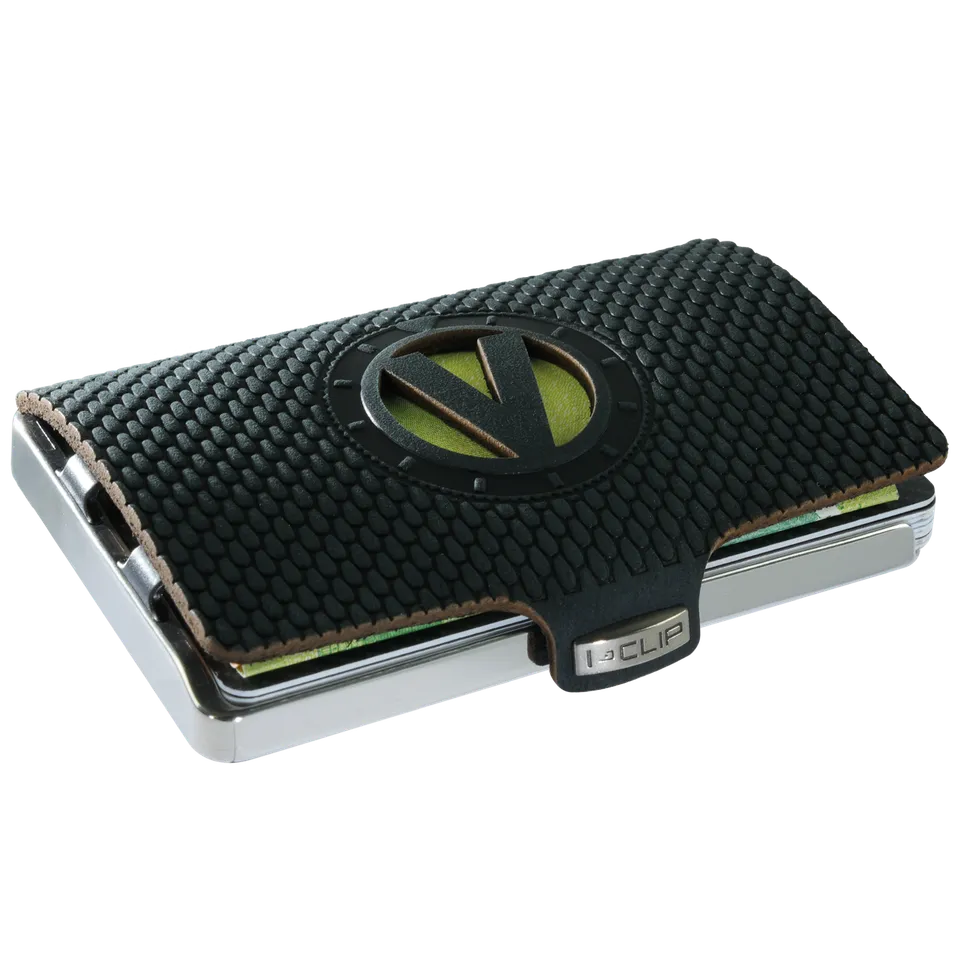 i-clip-steel-polished-kartenetui-initials-v-black image 1