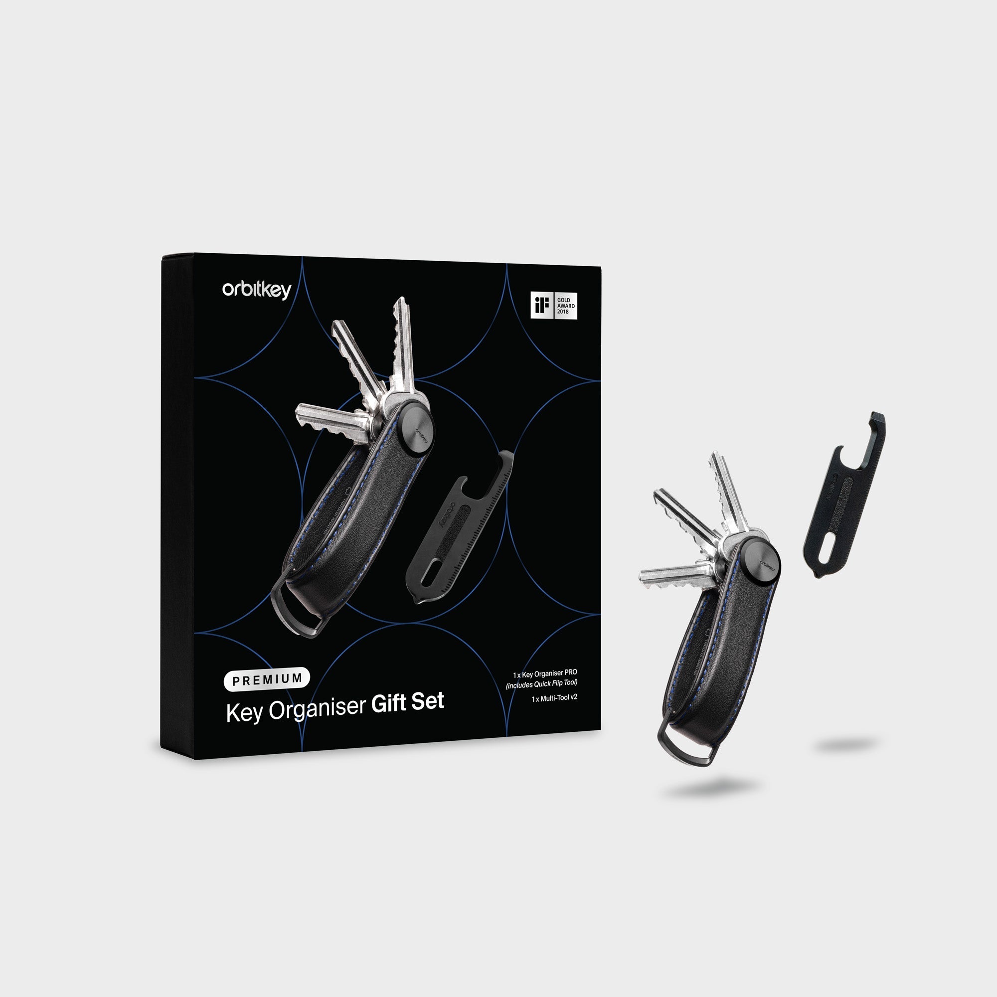 orbitkey-key-organizer-pro-multi-tool-v2-set-geschenkset-9-in-1 image 1