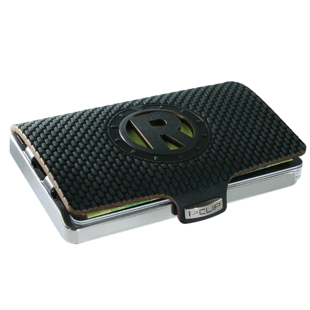 i-clip-steel-polished-initials-r-black-kartenetui image 1